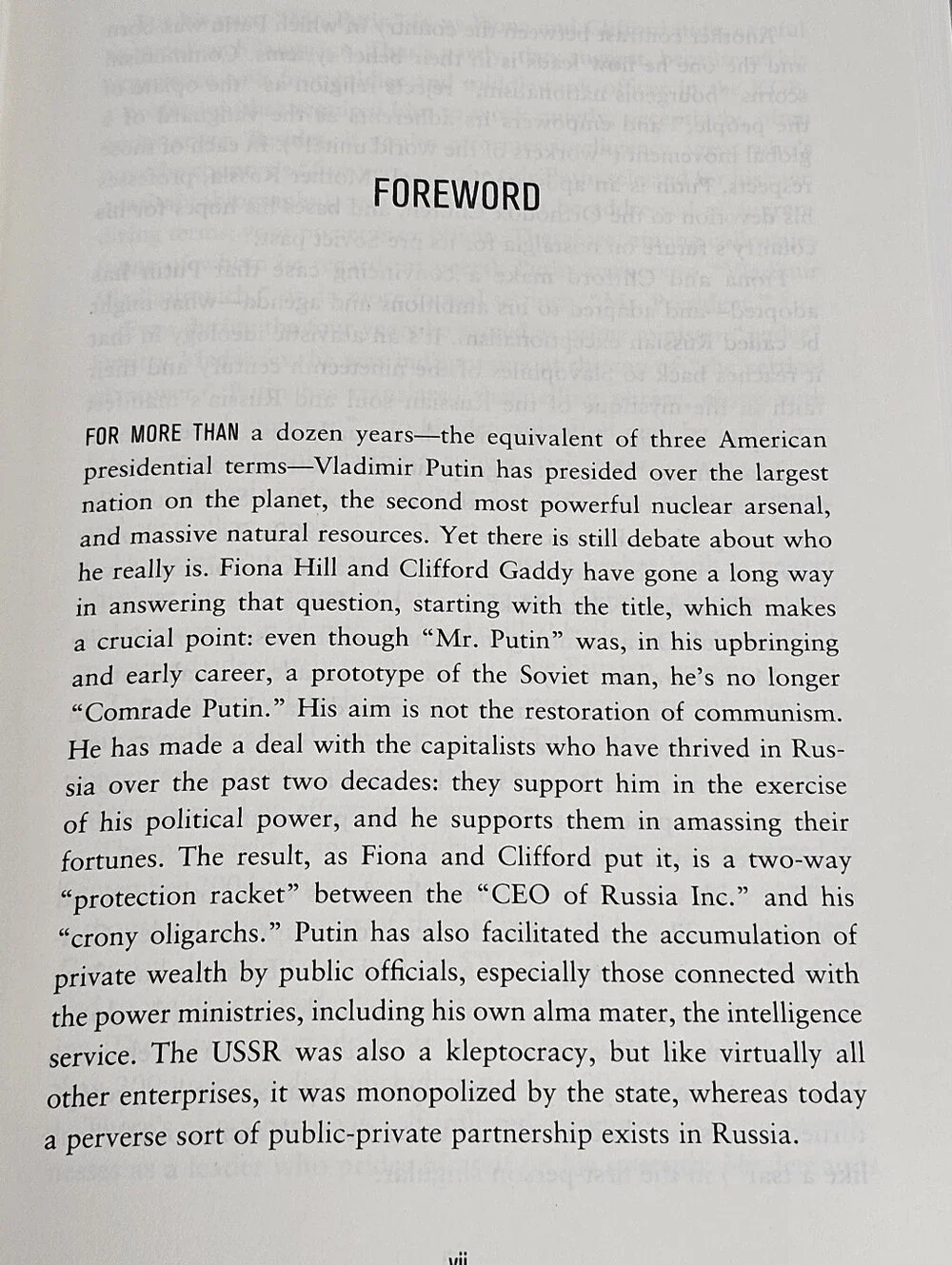Mr. Putin: Operative in the Kremlin Fiona Hill HC Book 1st Edition 1st Print New